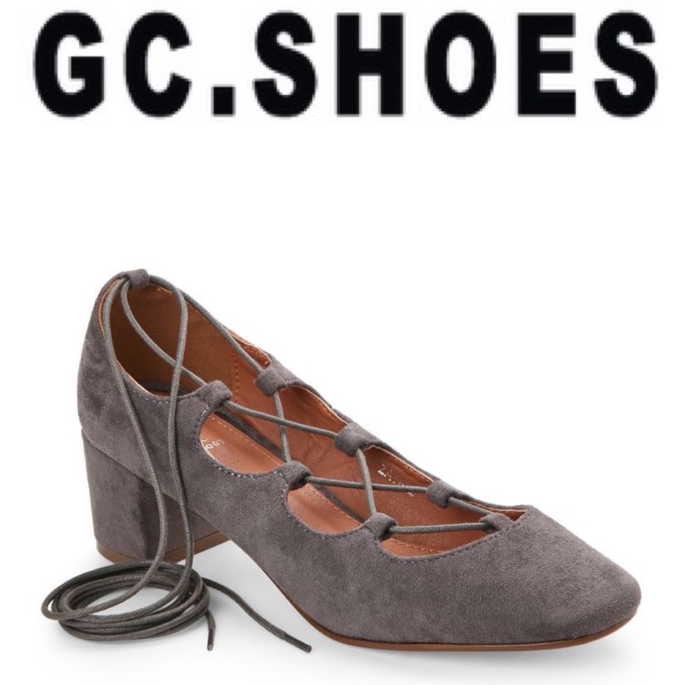 ✨GC Shoes Faux Suede Lace Up Pumps✨